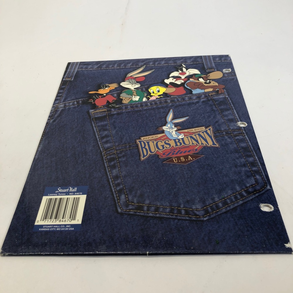 Vintage 90s Folders Lot of 6 Looney Tunes Dalmatian Jurassic Park Soccer - Picture 7 of 16